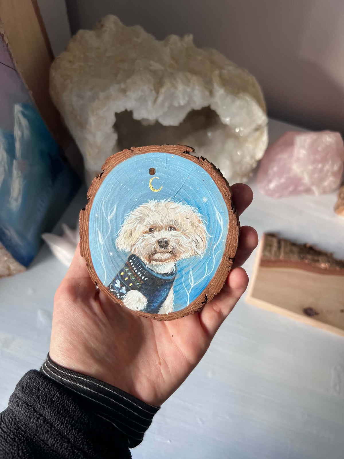 Personalised Pet Portrait on Wood