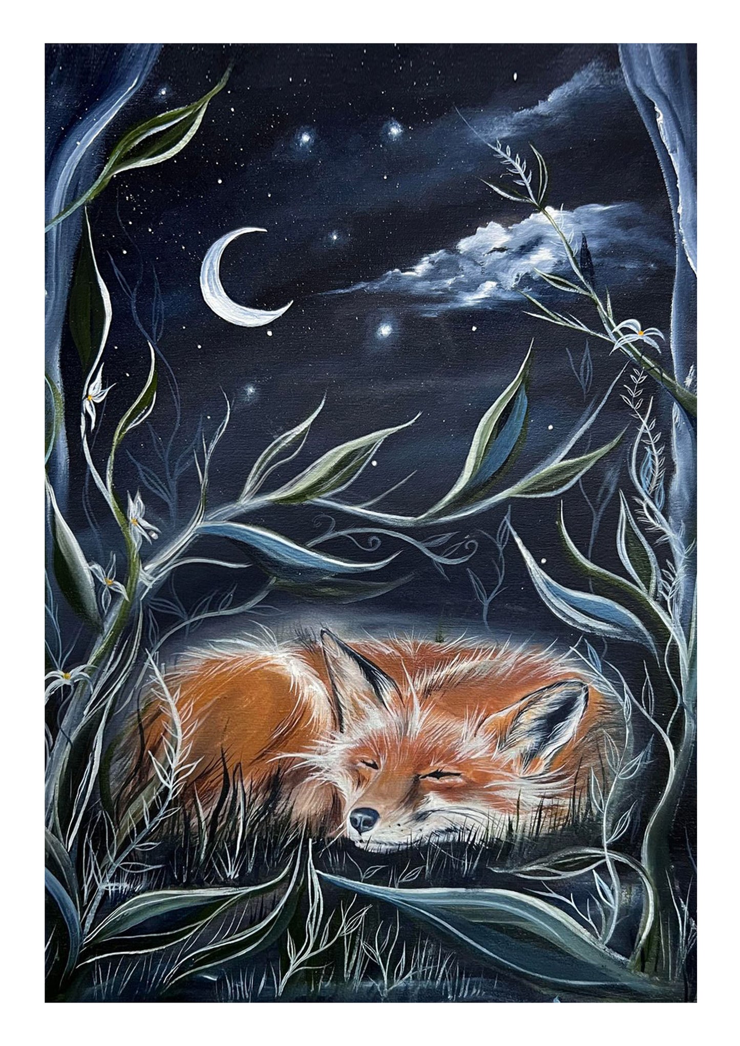 Woodland Art Print - Fox