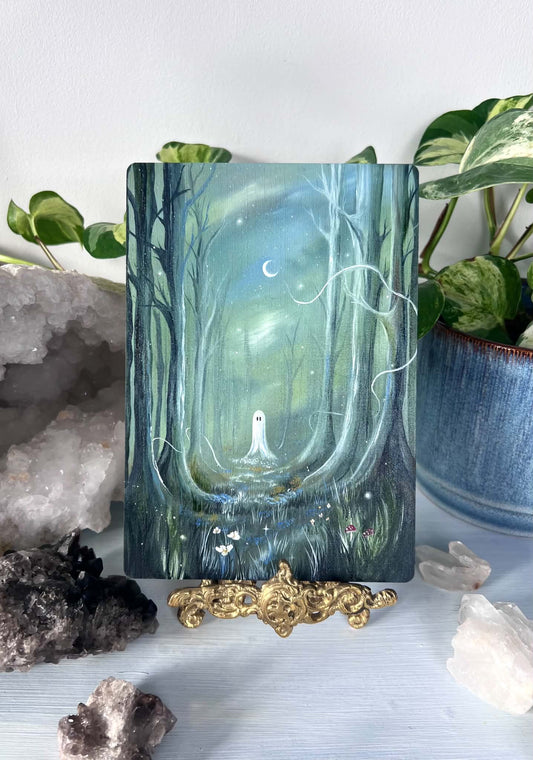 Forest Ghost Original Oil Painting