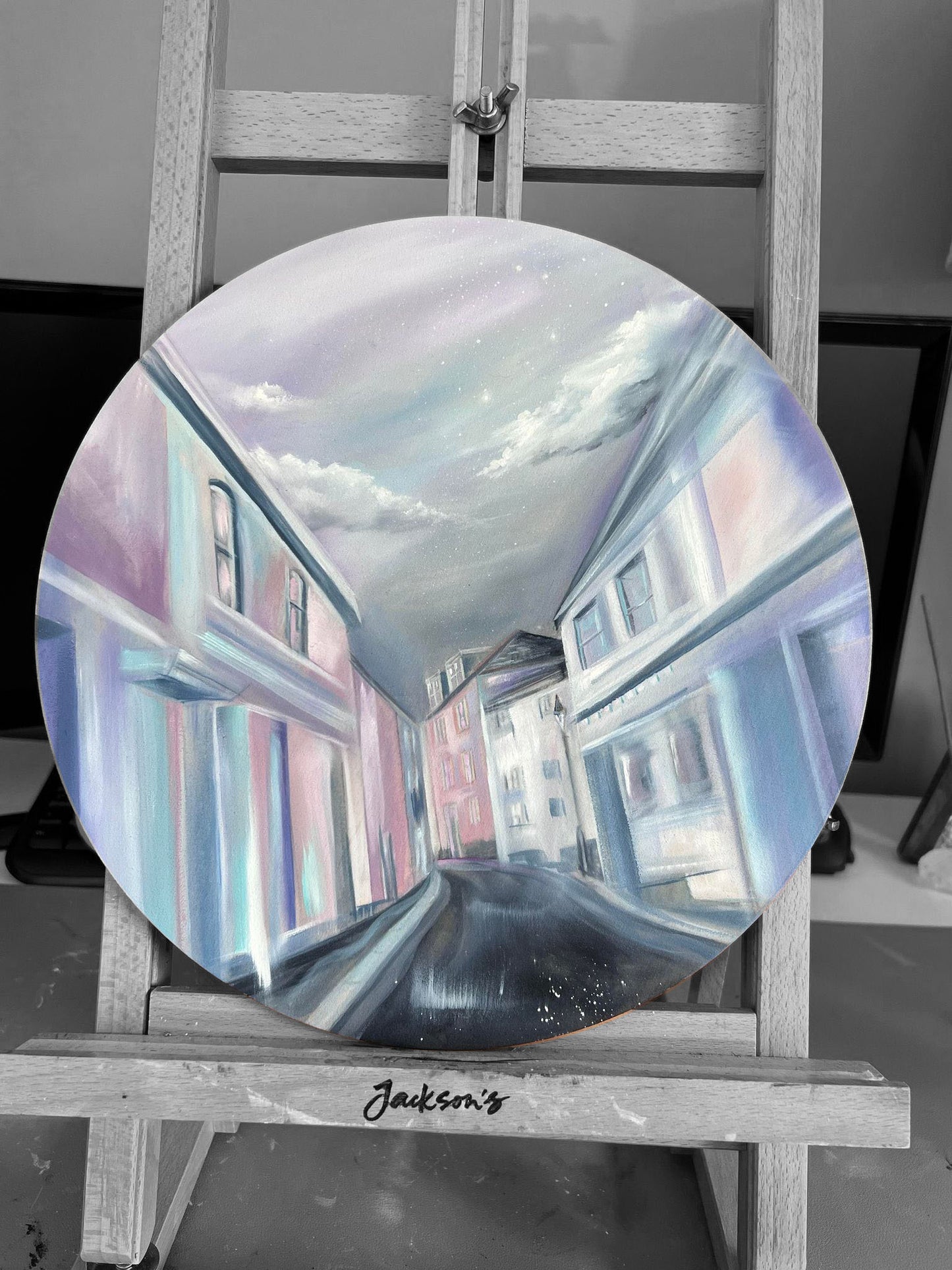 Original Fowey Painting North Street