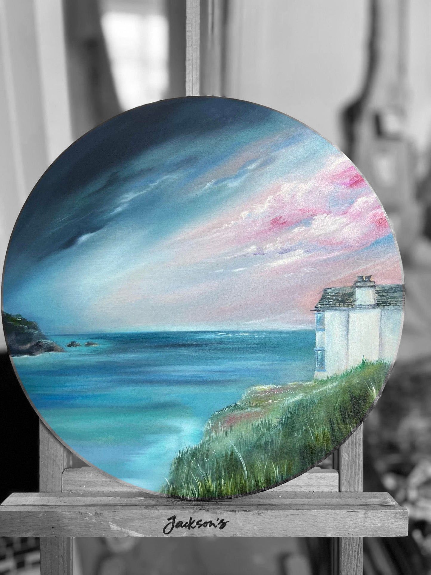 Original Fowey Painting Daglands Road
