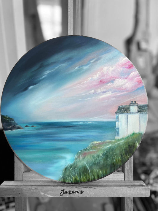Original Fowey Painting Daglands Road