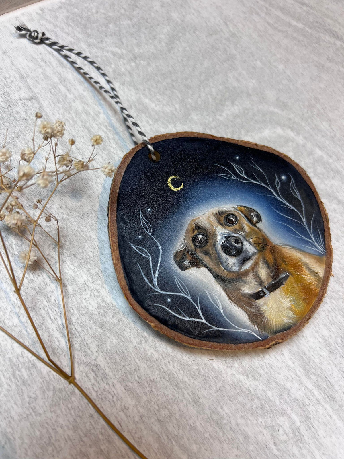 Personalised Pet Portrait on Wood