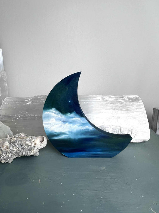 Hand Painted Moon