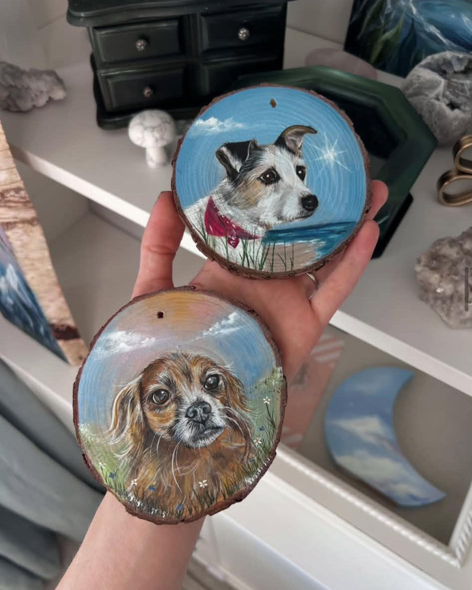 Personalised Pet Portrait on Wood
