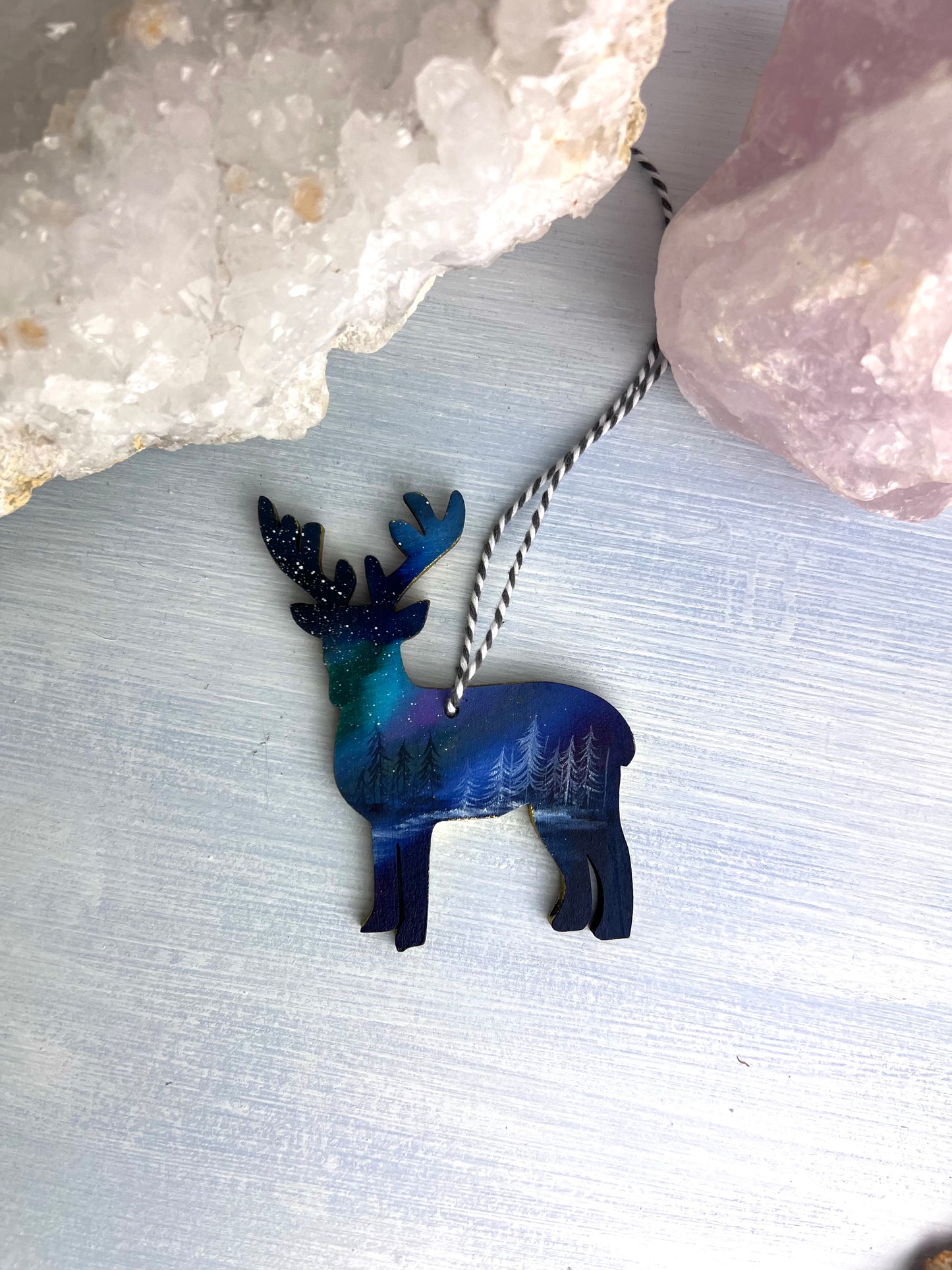 Hand Painted Reindeer Decoration