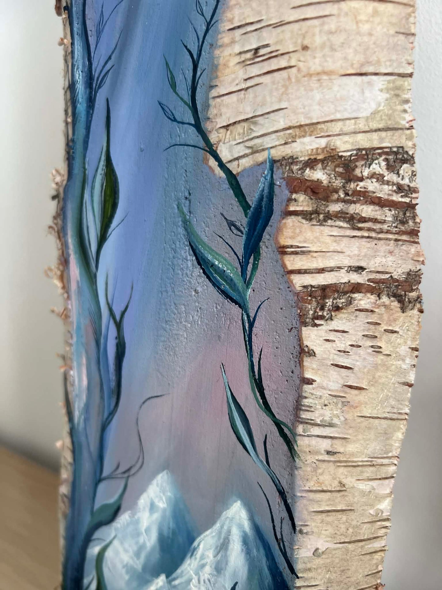 'Exploring the Clouds' Original Oil Painting on wood