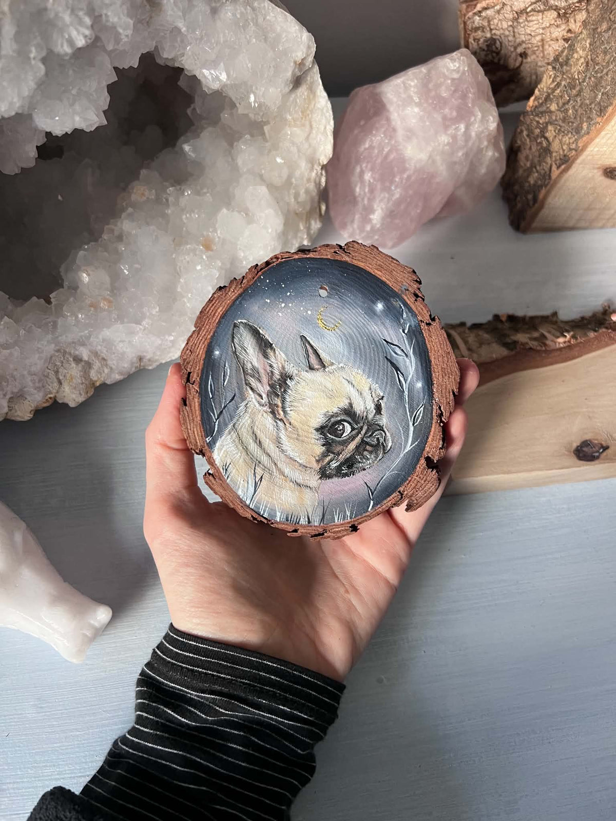 Personalised Pet Portrait on Wood