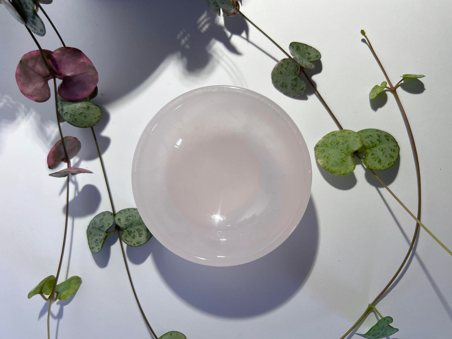 Pink Mangano Calcite Bowl