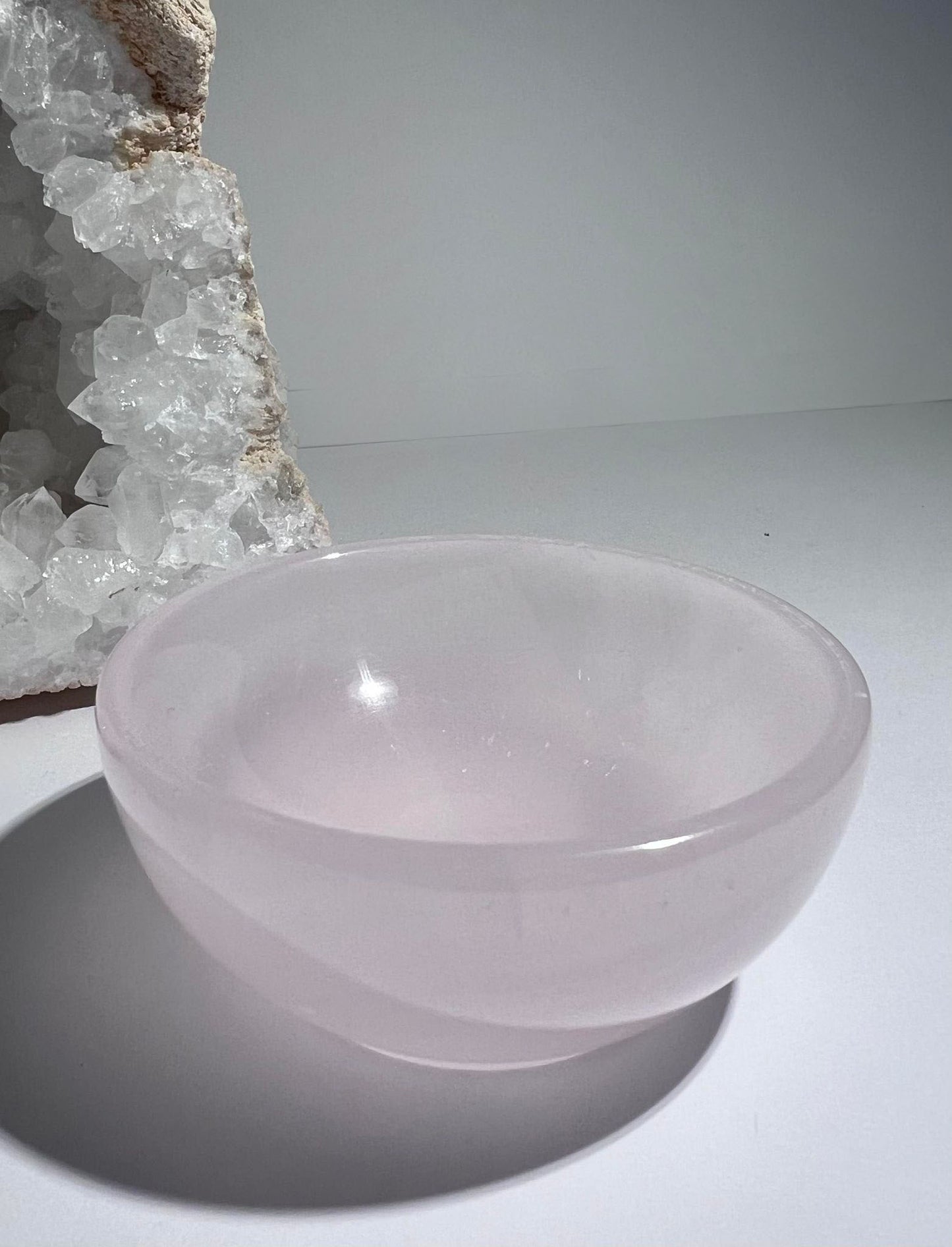 Pink Mangano Calcite Bowl